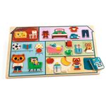 Jucarii, Copii si Bebe - Jucarii si jocuri - Jocuri si puzzle - Puzzle - Puzzle din lemn Acasa, Djeco - Infinity.ro