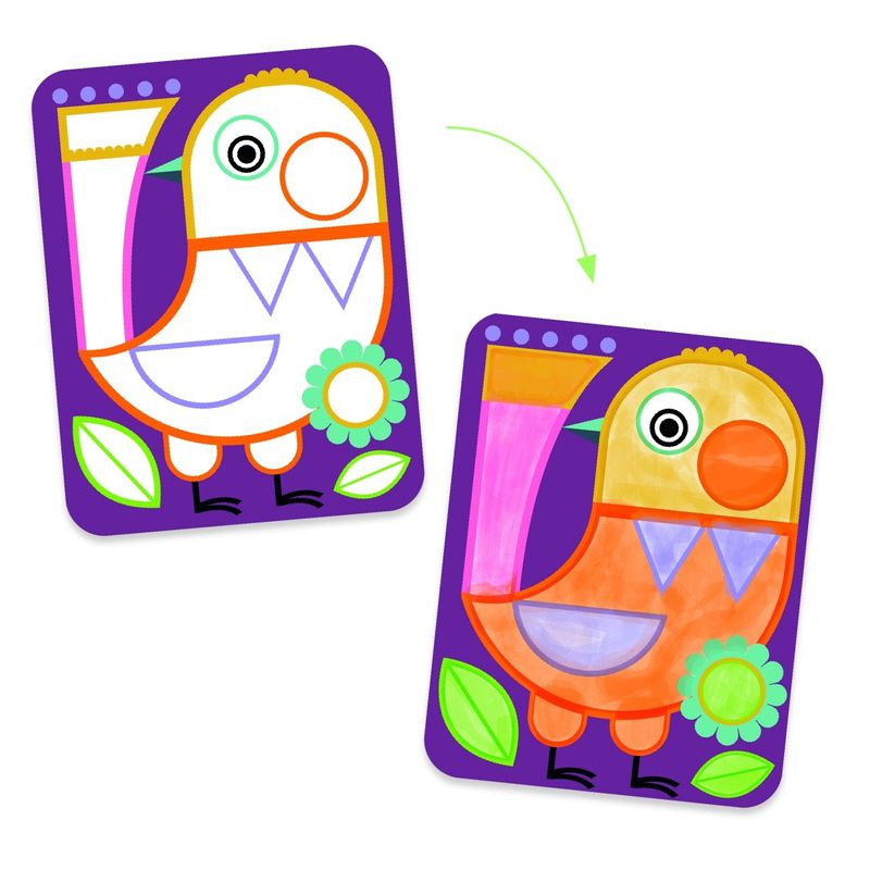 Jucarii, Copii si Bebe - Jucarii si jocuri - Jucarii & jocuri educative - Seturi pictura si desen - Joc creativ de pictura Obraji imbujorati, Djeco - Infinity.ro
