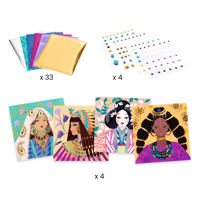 Jucarii, Copii si Bebe - Jucarii si jocuri - Jucarii & jocuri educative - Seturi de artizanat - Joc creativ Portrete, Djeco - Infinity.ro