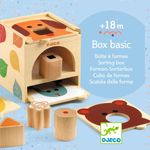 Jucarii, Copii si Bebe - Jucarii si jocuri - Jucarii bebelusi - Jucarii de sortat - Cutie sortatoare Basic Box, Djeco - Infinity.ro