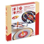 Jucarii, Copii si Bebe - Jucarii si jocuri - Jucarii & jocuri educative - Seturi de artizanat - Joc creativ DIY Titirezi cosmos, Djeco - Infinity.ro