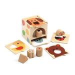 Jucarii, Copii si Bebe - Jucarii si jocuri - Jucarii bebelusi - Jucarii de sortat - Cutie sortatoare Basic Box, Djeco - Infinity.ro