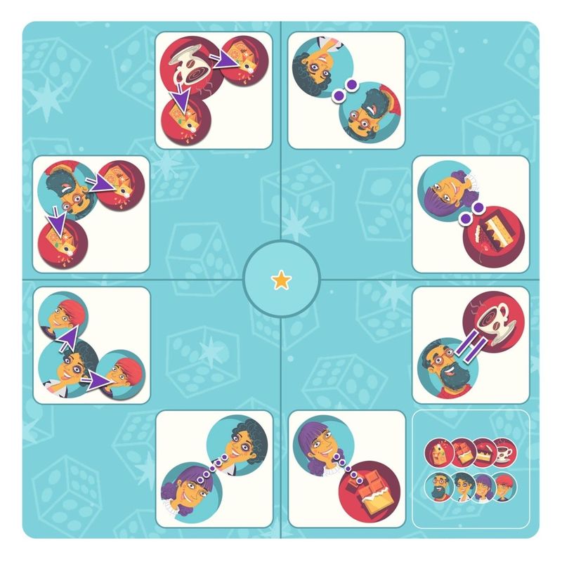 Jucarii, Copii si Bebe - Jucarii si jocuri - Jocuri si puzzle - Jocuri de societate - Joc cooperativ de logica Qui-a-quoi? Djeco - Infinity.ro