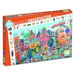 Jucarii, Copii si Bebe - Jucarii si jocuri - Jocuri si puzzle - Puzzle - Puzzle observatie Orasul, Djeco - Infinity.ro
