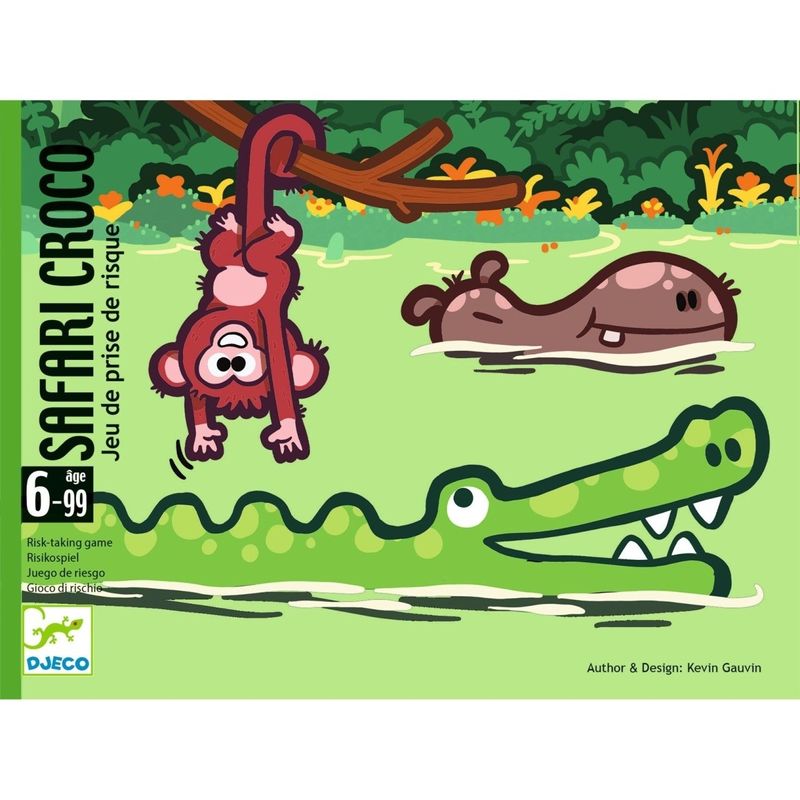 Jucarii, Copii si Bebe - Jucarii si jocuri - Jocuri si puzzle - Jocuri de societate - Joc de strategie si noroc Safari Croco, Djeco - Infinity.ro