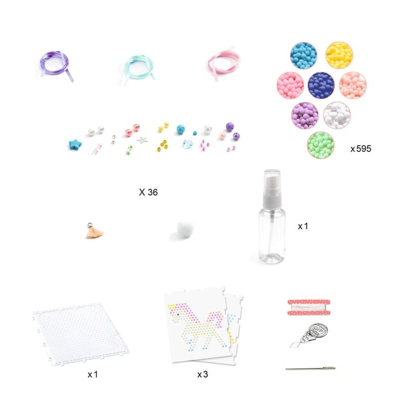 Jucarii, Copii si Bebe - Jucarii si jocuri - Jucarii & jocuri educative - Seturi de artizanat - Set creativ Bile magice Unicorn, Djeco - Infinity.ro