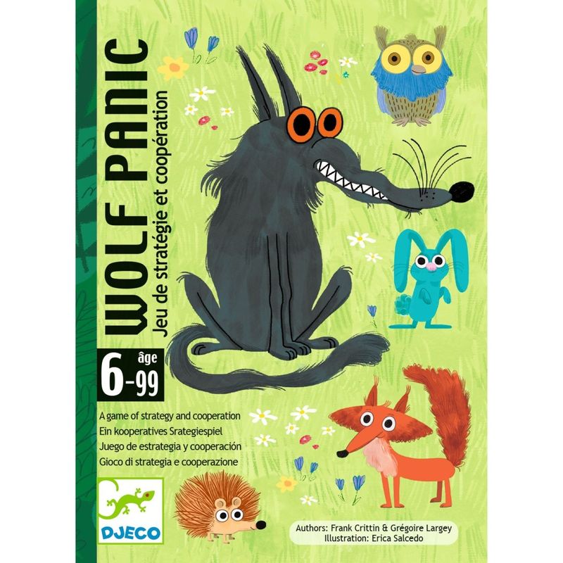 Jucarii, Copii si Bebe - Jucarii si jocuri - Jocuri si puzzle - Jocuri de societate - Joc de cooperare cu carti Wolf Panic, Djeco - Infinity.ro