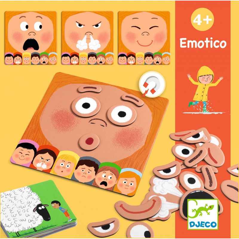 Jucarii, Copii si Bebe - Jucarii si jocuri - Jucarii & jocuri educative - Jocuri si jucarii educative - Joc educativ Emotico, Djeco - Infinity.ro
