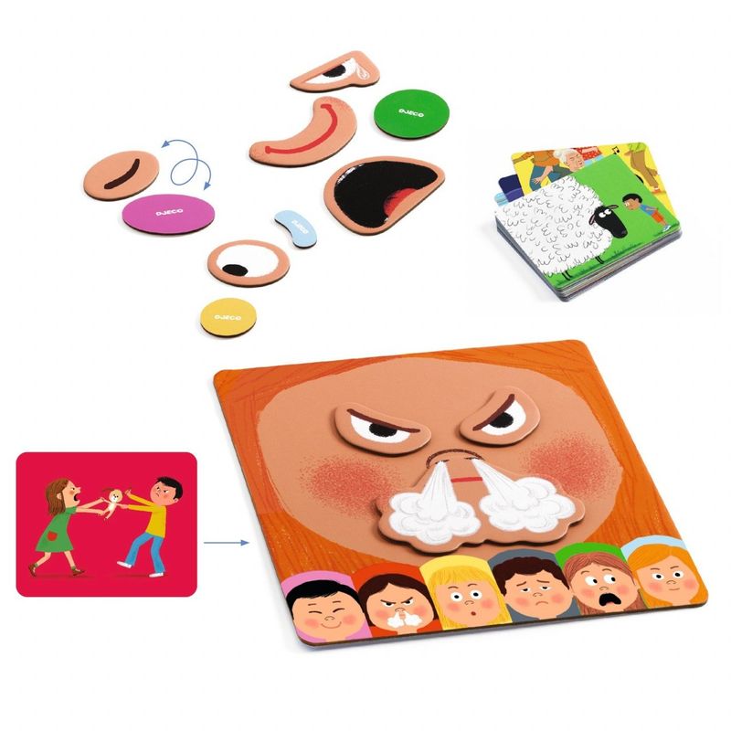 Jucarii, Copii si Bebe - Jucarii si jocuri - Jucarii & jocuri educative - Jocuri si jucarii educative - Joc educativ Emotico, Djeco - Infinity.ro