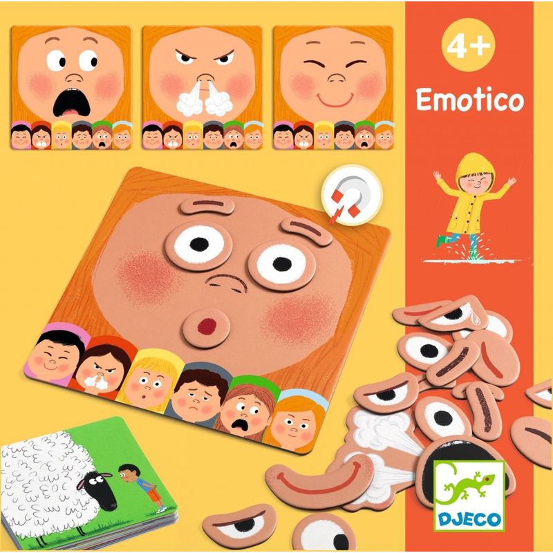 Jucarii, Copii si Bebe - Jucarii si jocuri - Jucarii & jocuri educative - Jocuri si jucarii educative - Joc educativ Emotico, Djeco - Infinity.ro