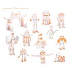 Jucarii, Copii si Bebe - Jucarii si jocuri - Jucarii & jocuri educative - Seturi de artizanat - Kit Creativ Monstri de Colorat si Asamblat, Djeco - Infinity.ro