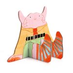 Jucarii, Copii si Bebe - Jucarii si jocuri - Jucarii & jocuri educative - Seturi de artizanat - Kit Creativ Monstri de Colorat si Asamblat, Djeco - Infinity.ro