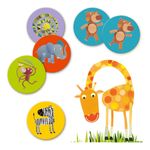 Jucarii, Copii si Bebe - Jucarii si jocuri - Jocuri si puzzle - Jocuri de societate - Joc memorie Animale din jungla, Djeco - Infinity.ro