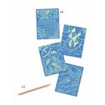 Jucarii, Copii si Bebe - Jucarii si jocuri - Jucarii & jocuri educative - Seturi de artizanat - Joc creativ de razuit planse fluorescente In adancul oceanului, Djeco - Infinity.ro