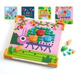 Jucarii, Copii si Bebe - Jucarii si jocuri - Jucarii & jocuri educative - Seturi de artizanat - Jucarie educativa Mozaic mini animo, Djeco - Infinity.ro