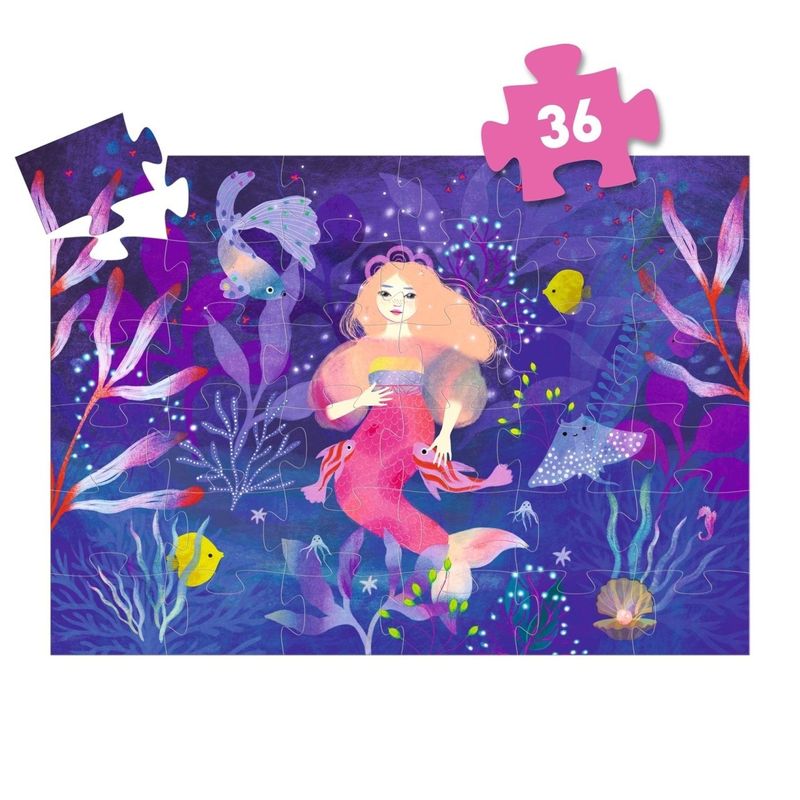 Jucarii, Copii si Bebe - Jucarii si jocuri - Jocuri si puzzle - Puzzle - Puzzle Sirena Ella, Djeco - Infinity.ro