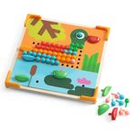 Jucarii, Copii si Bebe - Jucarii si jocuri - Jucarii & jocuri educative - Seturi de artizanat - Jucarie educativa Mozaic mini animo, Djeco - Infinity.ro