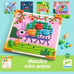 Jucarii, Copii si Bebe - Jucarii si jocuri - Jucarii & jocuri educative - Seturi de artizanat - Jucarie educativa Mozaic mini animo, Djeco - Infinity.ro