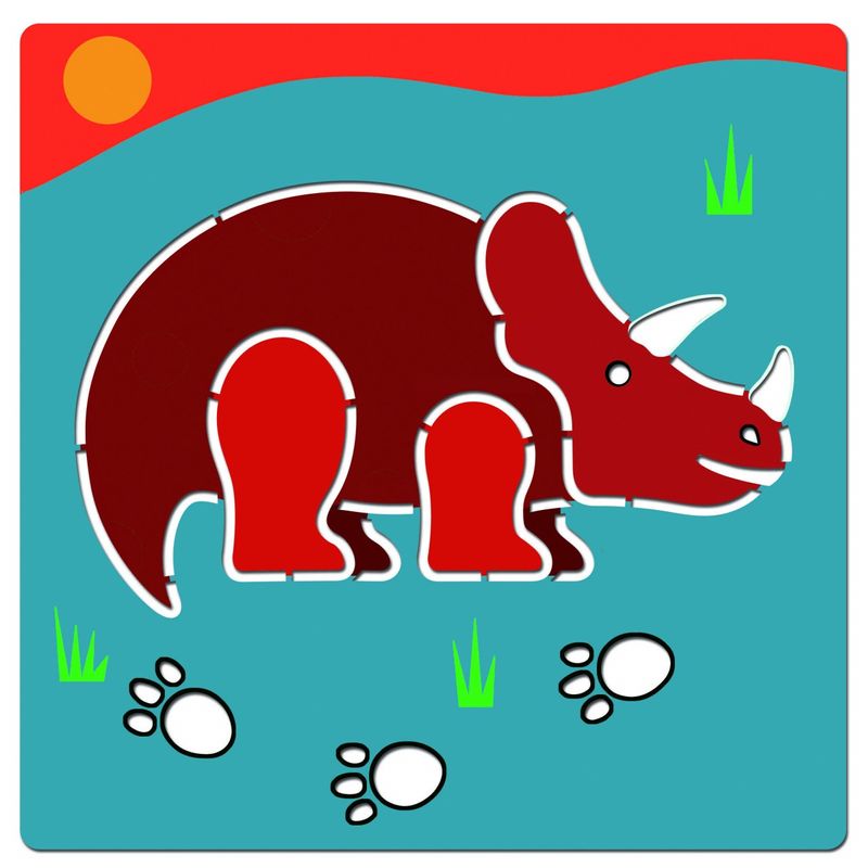 Jucarii, Copii si Bebe - Jucarii si jocuri - Jucarii & jocuri educative - Seturi pictura si desen - Sabloane Dinozauri, Djeco - Infinity.ro