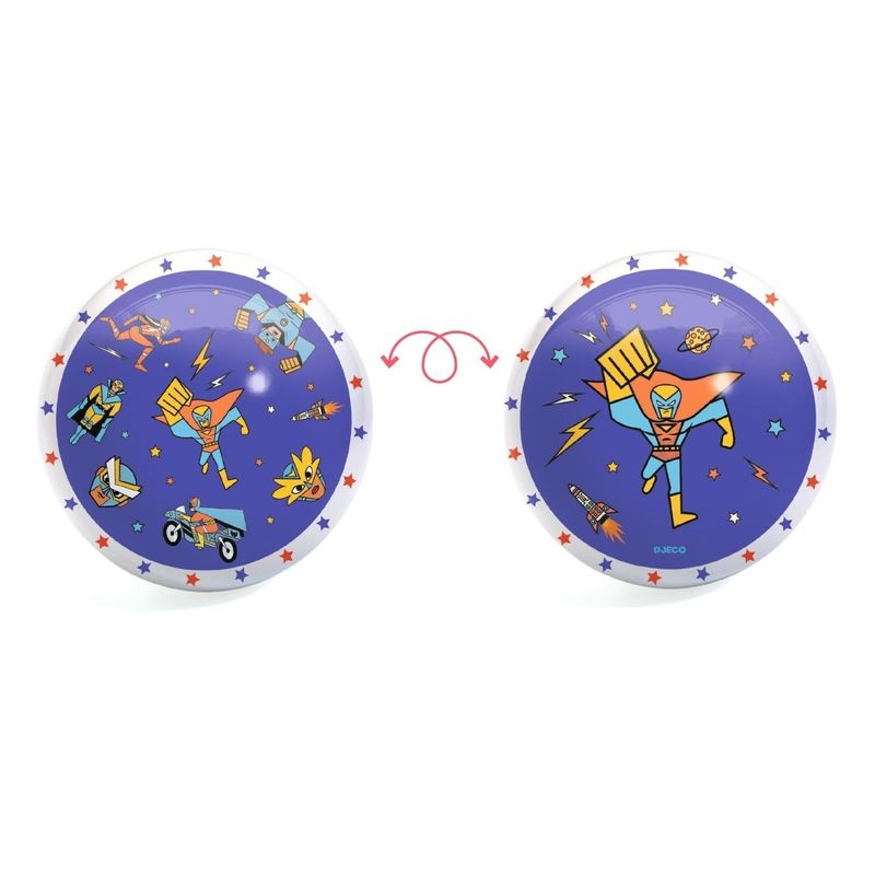 Jucarii, Copii si Bebe - Jucarii si jocuri - Jocuri si puzzle - Jocuri de societate - Minge Supereroi, Djeco - Infinity.ro