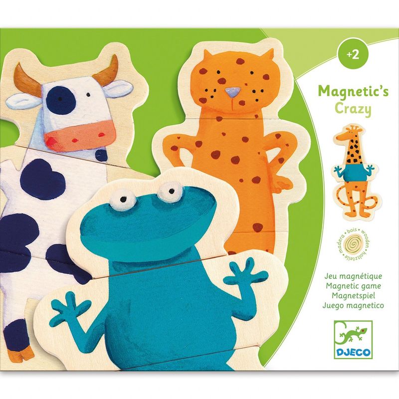 Jucarii, Copii si Bebe - Jucarii si jocuri - Jucarii & jocuri educative - Jocuri si jucarii educative - Joc cu magneti Animale amuzante, Djeco - Infinity.ro