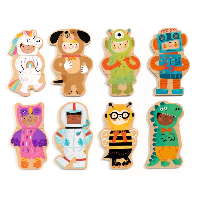 Jucarii, Copii si Bebe - Jucarii si jocuri - Jucarii & jocuri educative - Jucarii interactive - Joc cu magneti Animale costumate, Djeco - Infinity.ro