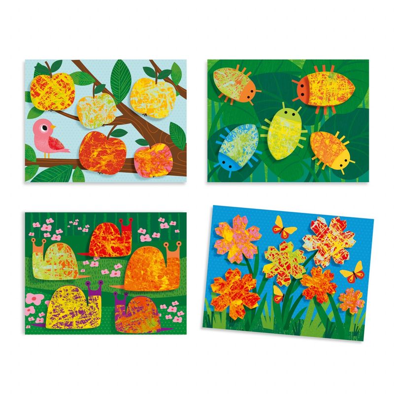 Jucarii, Copii si Bebe - Jucarii si jocuri - Jucarii & jocuri educative - Seturi pictura si desen - Joc creativ pictura cu bile din sticla Natura, Djeco - Infinity.ro