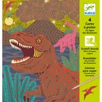 Jucarii, Copii si Bebe - Jucarii si jocuri - Jucarii & jocuri educative - Seturi de artizanat - Joc creativ de razuit Dinozauri, Djeco - Infinity.ro
