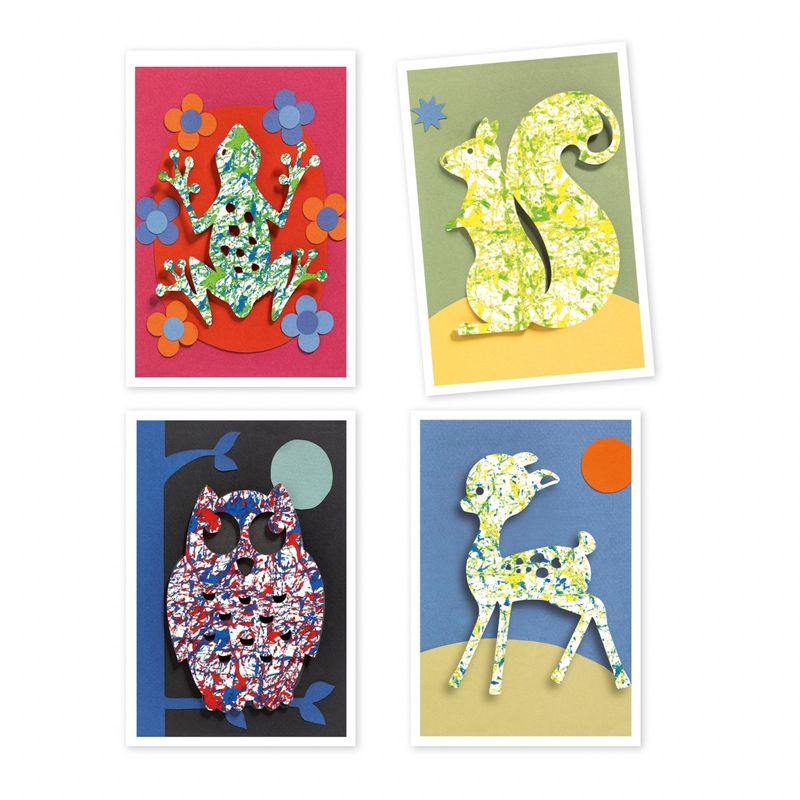 Jucarii, Copii si Bebe - Jucarii si jocuri - Jucarii & jocuri educative - Seturi pictura si desen - Joc creativ pictura cu bile din sticla Animale, Djeco - Infinity.ro