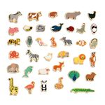 Jucarii, Copii si Bebe - Jucarii si jocuri - Jucarii & jocuri educative - Jocuri si jucarii educative - Joc cu magneti Animale din intreaga lume, Djeco - Infinity.ro
