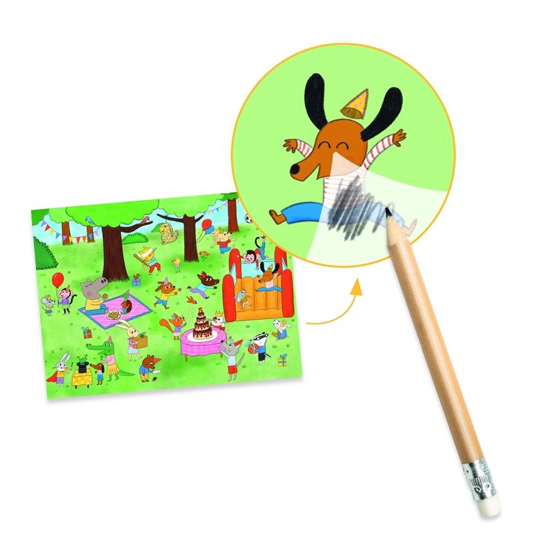 Jucarii, Copii si Bebe - Jucarii si jocuri - Jucarii & jocuri educative - Seturi de artizanat - Joc creativ Transferuri cu tematica petreceri, Djeco - Infinity.ro
