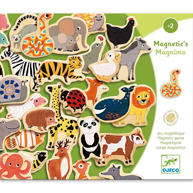 Jucarii, Copii si Bebe - Jucarii si jocuri - Jucarii & jocuri educative - Jocuri si jucarii educative - Joc cu magneti Animale din intreaga lume, Djeco - Infinity.ro