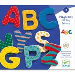 Jucarii, Copii si Bebe - Jucarii si jocuri - Jucarii & jocuri educative - Jocuri si jucarii educative - Joc cu magneti 38 Litere colorate, Djeco - Infinity.ro