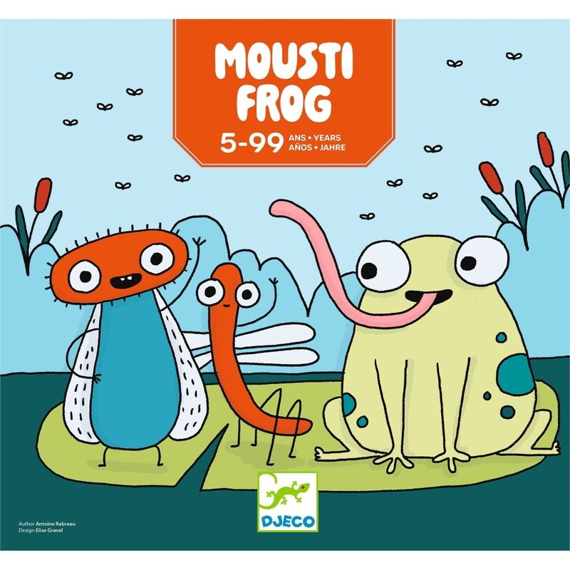 Jucarii, Copii si Bebe - Jucarii si jocuri - Jocuri si puzzle - Jocuri de societate - Joc de dexteritate si strategie Moustifrog, Djeco - Infinity.ro