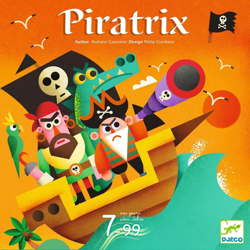 Jucarii, Copii si Bebe - Jucarii si jocuri - Jocuri si puzzle - Jocuri de societate - Joc de societate Piratrix, Djeco - Infinity.ro