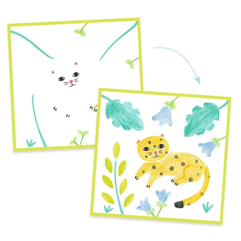 Jucarii, Copii si Bebe - Jucarii si jocuri - Jucarii & jocuri educative - Seturi pictura si desen - Joc de desen cu sablon, Djeco - Infinity.ro