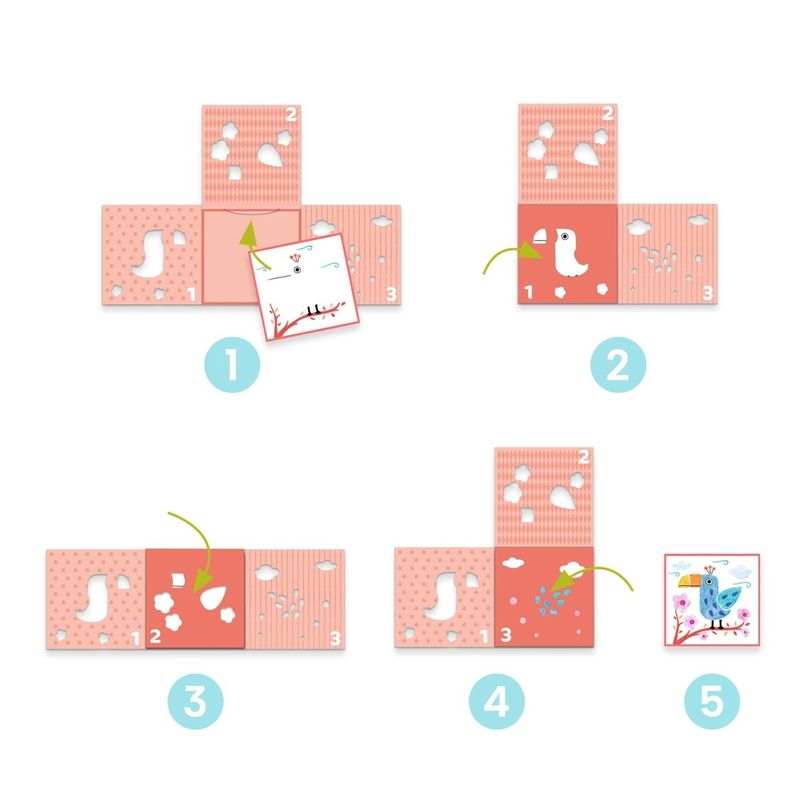 Jucarii, Copii si Bebe - Jucarii si jocuri - Jucarii & jocuri educative - Seturi pictura si desen - Joc de desen cu sablon, Djeco - Infinity.ro