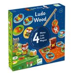 Jucarii, Copii si Bebe - Jucarii si jocuri - Jucarii & jocuri educative - Jocuri si jucarii educative - Joc educativ LudoWood 4 jocuri, Djeco - Infinity.ro