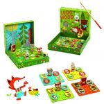Jucarii, Copii si Bebe - Jucarii si jocuri - Jucarii & jocuri educative - Jocuri si jucarii educative - Joc educativ LudoWood 4 jocuri, Djeco - Infinity.ro