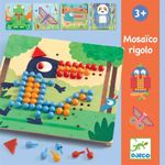 Jucarii, Copii si Bebe - Jucarii si jocuri - Jucarii & jocuri educative - Seturi de artizanat - Joc educativ Mozaic rigolo, Djeco - Infinity.ro
