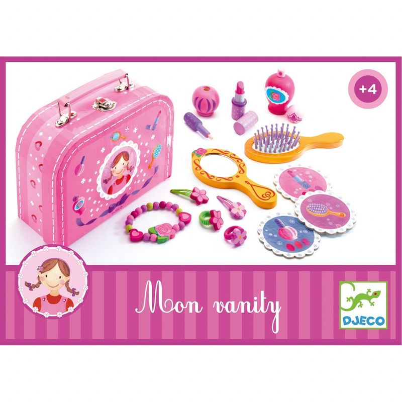 Jucarii, Copii si Bebe - Jucarii si jocuri - Jucarii de rol - Frumusete, bijuterii si accesorii fetite - Joc de rol Trusa de frumusete, Djeco - Infinity.ro