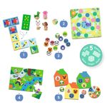 Jucarii, Copii si Bebe - Jucarii si jocuri - Jocuri si puzzle - Jocuri de societate - Joc educativ 5 jocuri clasice, Djeco - Infinity.ro
