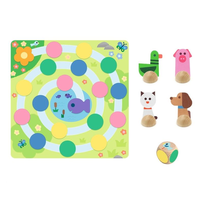 Jucarii, Copii si Bebe - Jucarii si jocuri - Jocuri si puzzle - Jocuri de societate - Joc educativ 5 jocuri clasice, Djeco - Infinity.ro
