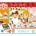 Jucarii, Copii si Bebe - Jucarii si jocuri - Jucarii de rol - Bucatarii copii - Joc de rol Set de patiserie Oscar si Cannelle, Djeco - Infinity.ro