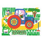 Jucarii, Copii si Bebe - Jucarii si jocuri - Vehicule si jucarii cu telecomanda - Masinute - Joc de razuit Invatam despre vehicule, Djeco - Infinity.ro