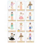Jucarii, Copii si Bebe - Jucarii si jocuri - Jucarii & jocuri educative - Jocuri si jucarii educative - Joc educativ cu magnet de imbracat personaje, Djeco - Infinity.ro
