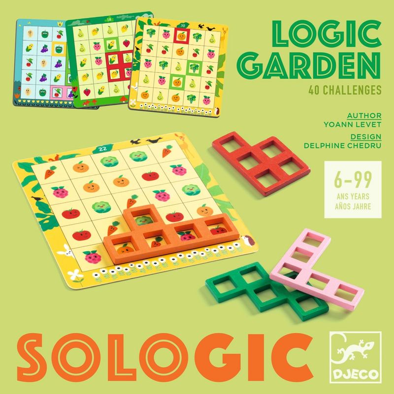 Jucarii, Copii si Bebe - Jucarii si jocuri - Jucarii & jocuri educative - Jocuri si jucarii educative - Joc de logica Logic Garden, Djeco - Infinity.ro