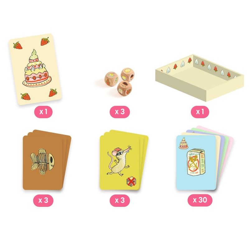 Jucarii, Copii si Bebe - Jucarii si jocuri - Jocuri si puzzle - Jocuri de societate - Joc de zaruri Competitia cofetarilor, Djeco - Infinity.ro