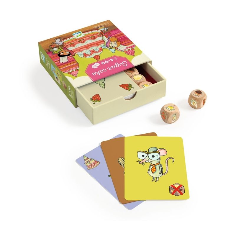 Jucarii, Copii si Bebe - Jucarii si jocuri - Jocuri si puzzle - Jocuri de societate - Joc de zaruri Competitia cofetarilor, Djeco - Infinity.ro