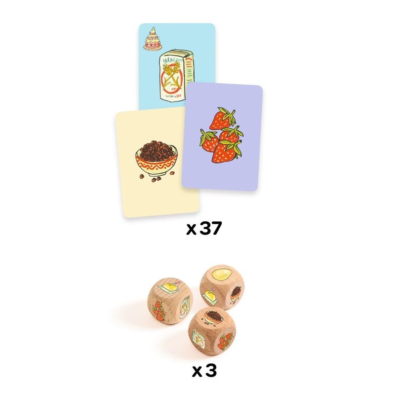 Jucarii, Copii si Bebe - Jucarii si jocuri - Jocuri si puzzle - Jocuri de societate - Joc de zaruri Competitia cofetarilor, Djeco - Infinity.ro
